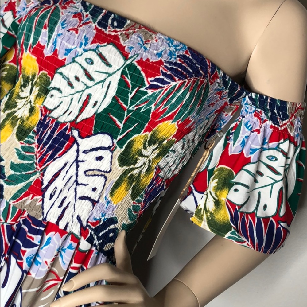 Tropical print Maxi dress - Picture 7 of 7